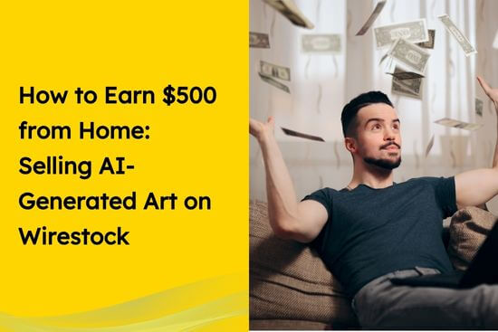 How to Earn $500 from Home Selling AI-Generated Art on Wirestock